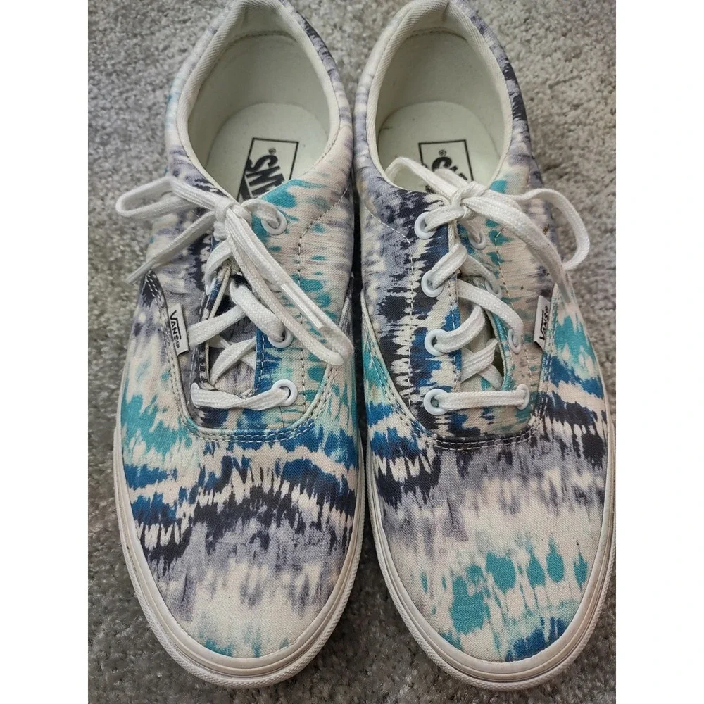Vans Tye-Dye Blue Women's Shoes‎ Sneakers Size 11 Lace Up